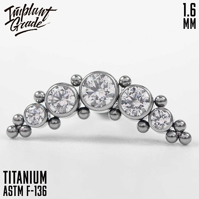 Накрутка-кластер Crystalline 1.6 мм