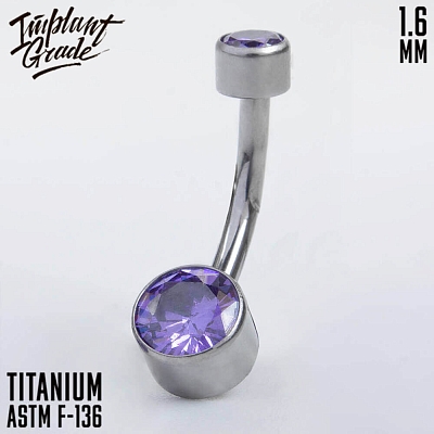 Банан Violet Dot 1.6 мм(14 G)