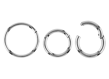 Кольцо-кликер из кобальт-хрома 0.8 мм (20 G)