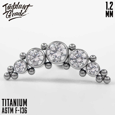 Накрутка-кластер Crystalline 1.2 мм